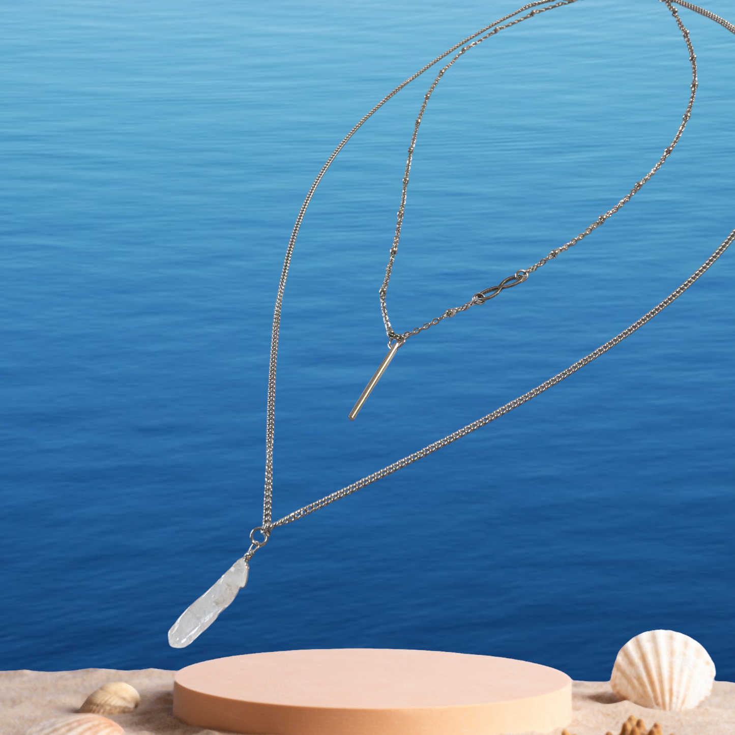 Collier à deux rangs