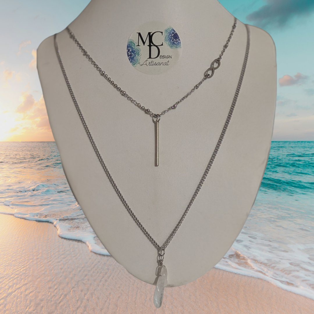 Collier à deux rangs