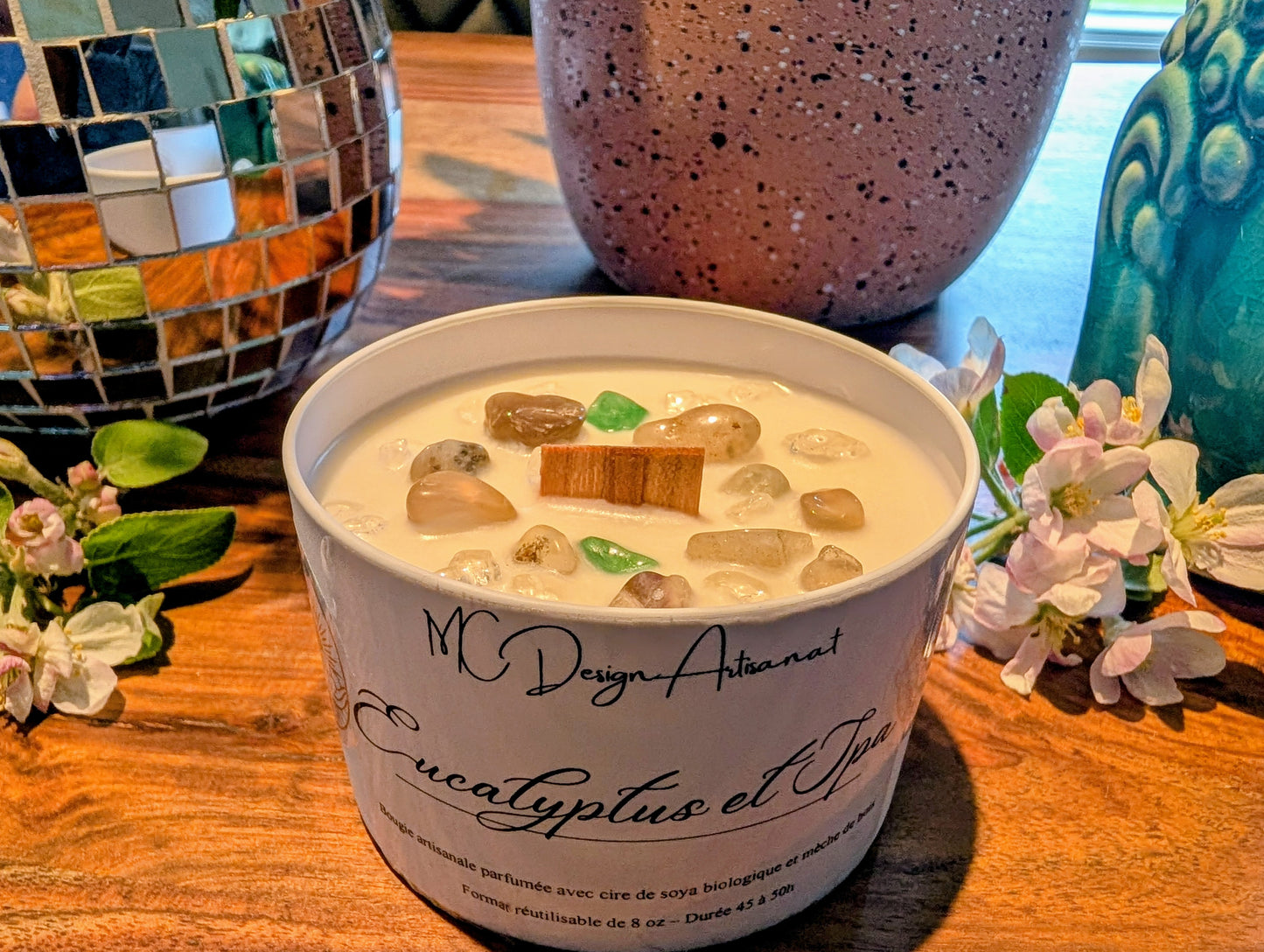 Bougie Eucalyptus et Spa