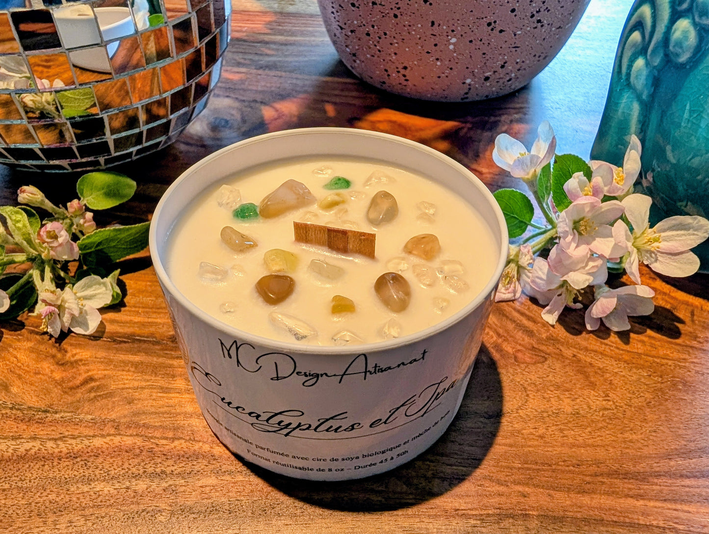 Bougie Eucalyptus et Spa
