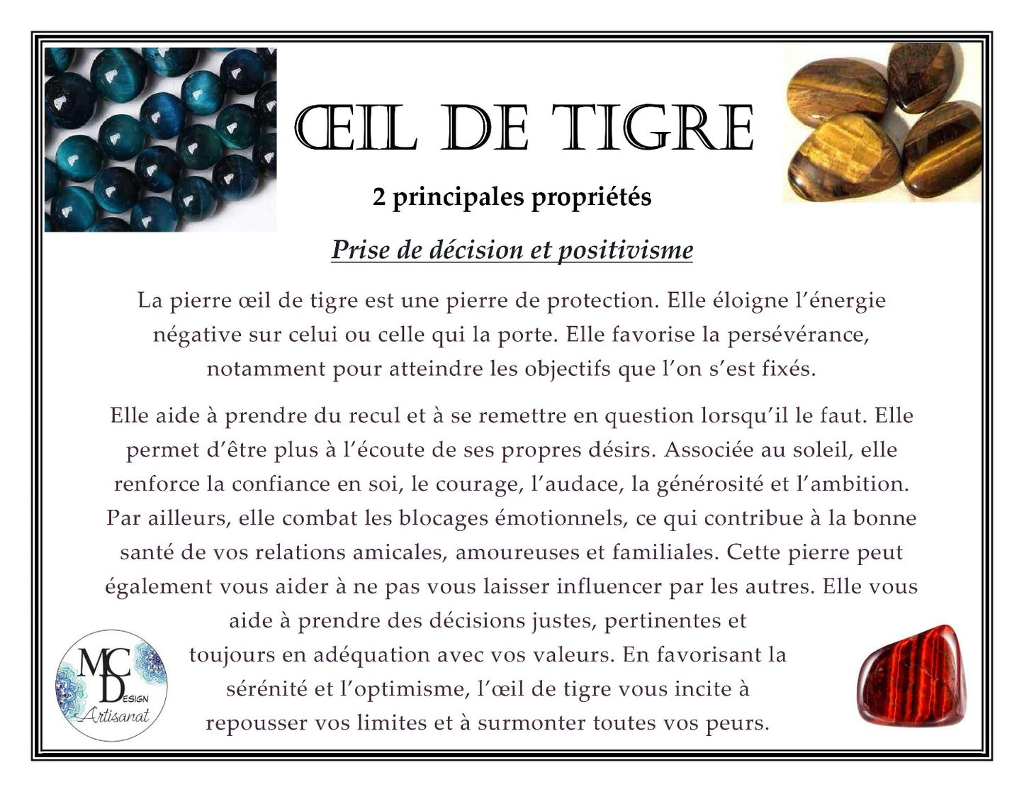 Boucles d'oreilles Oeil de tigre