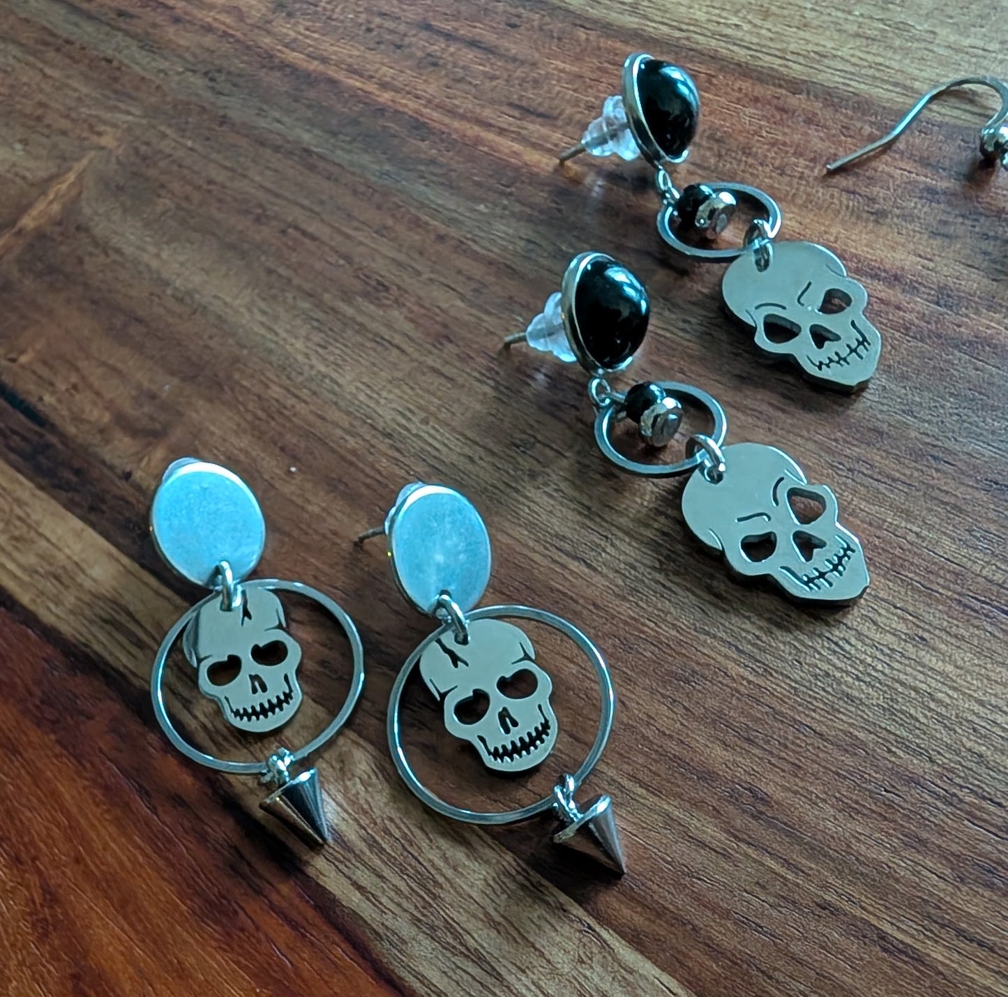 Boucles d'oreilles "Têtes de mort"