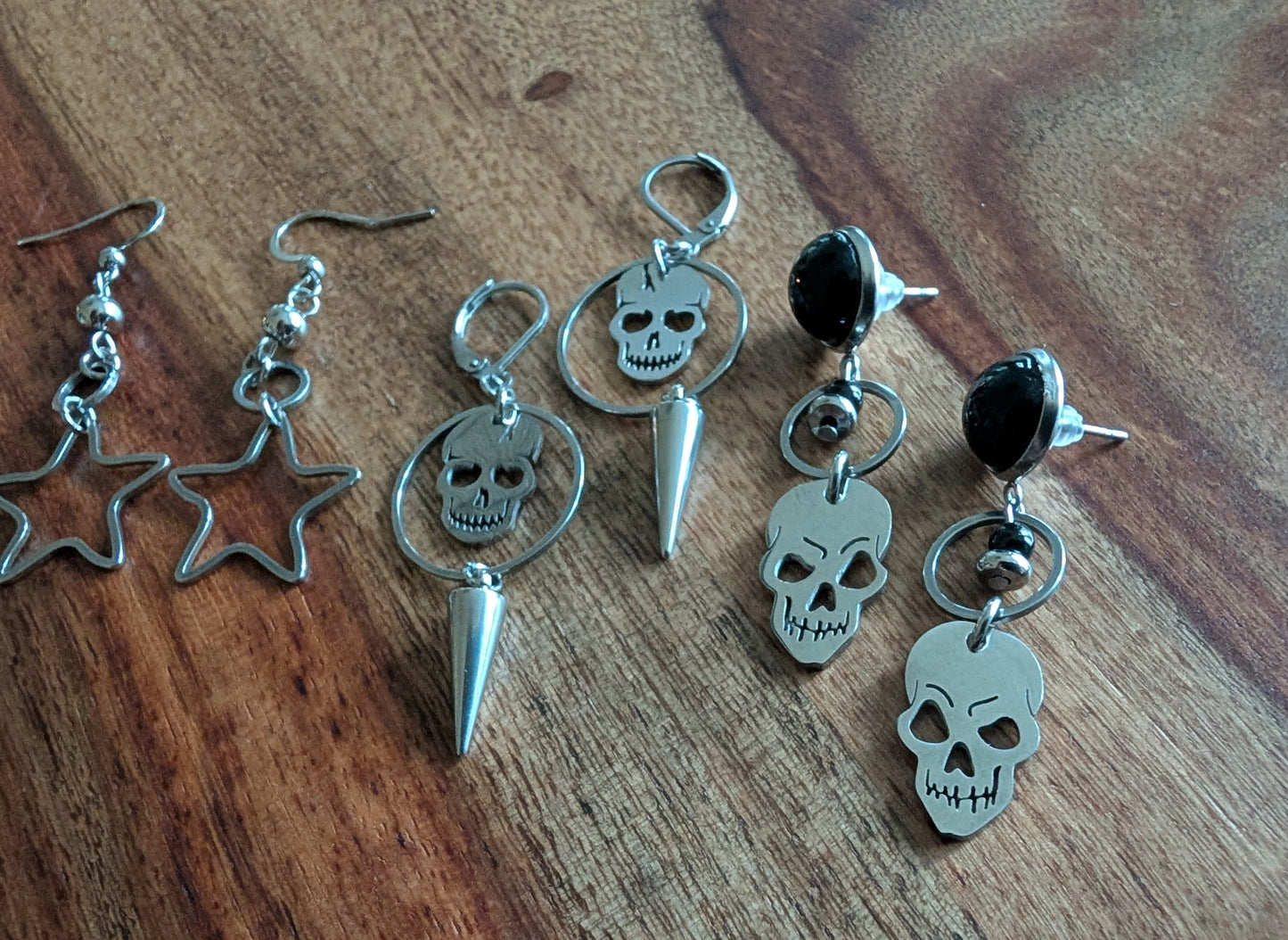 Boucles d'oreilles "Têtes de mort"