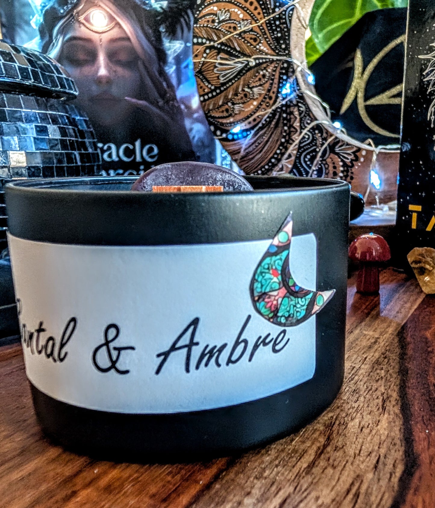 Bougie Santal et Ambre