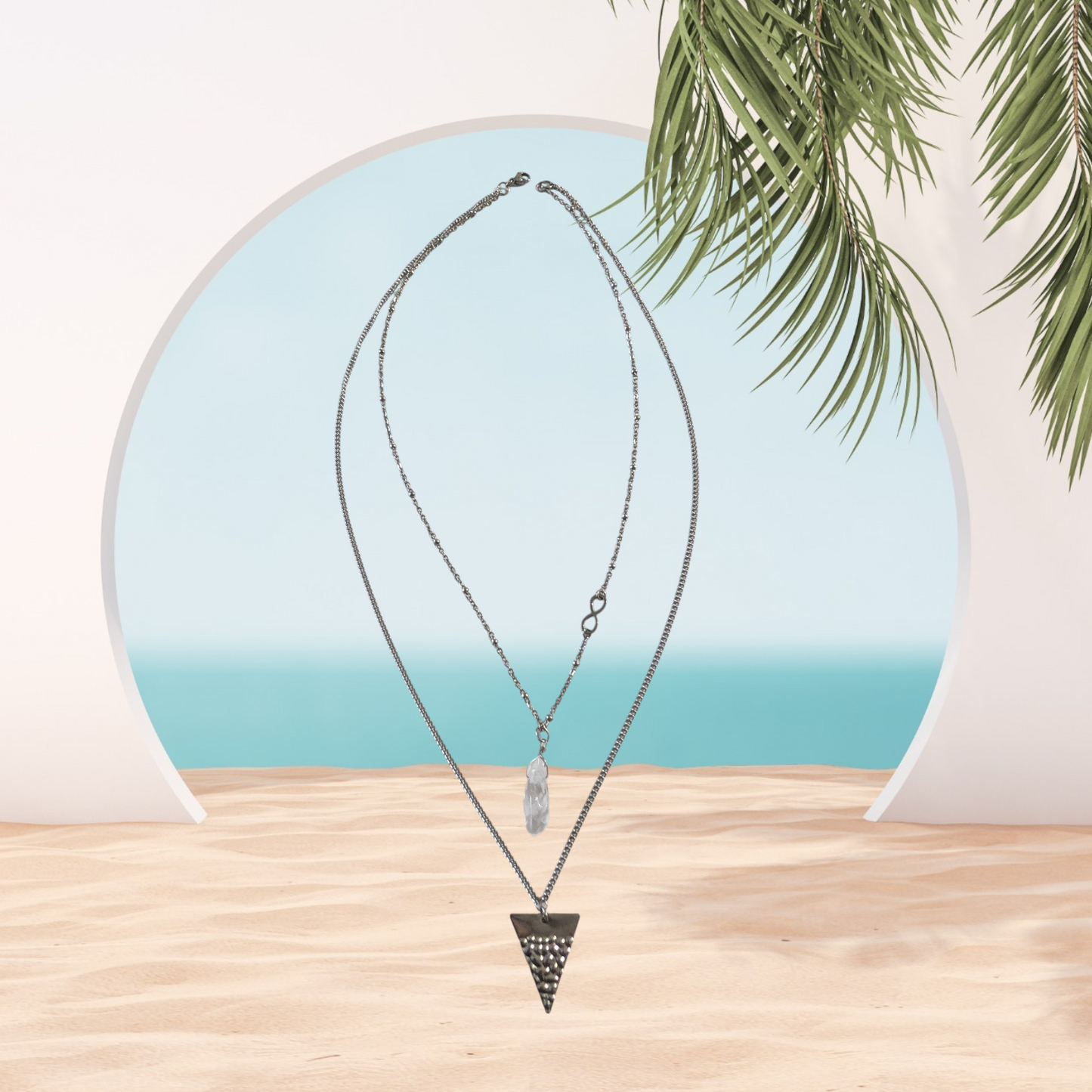 Collier à deux rangs