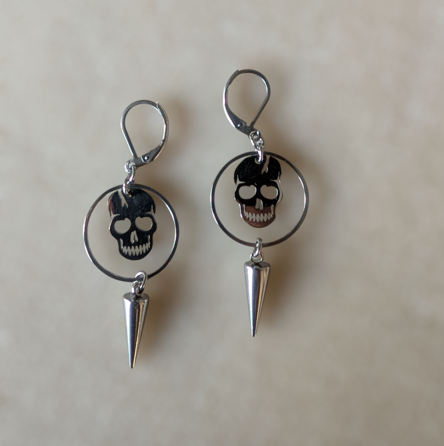 Boucles d'oreilles "Têtes de mort"