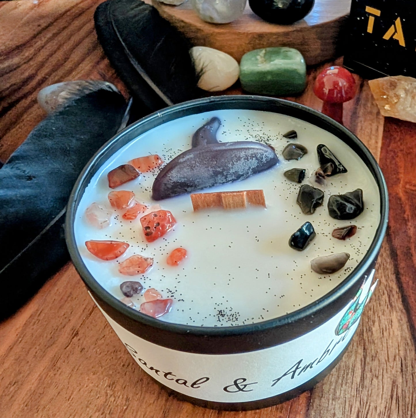 Bougie Santal et Ambre