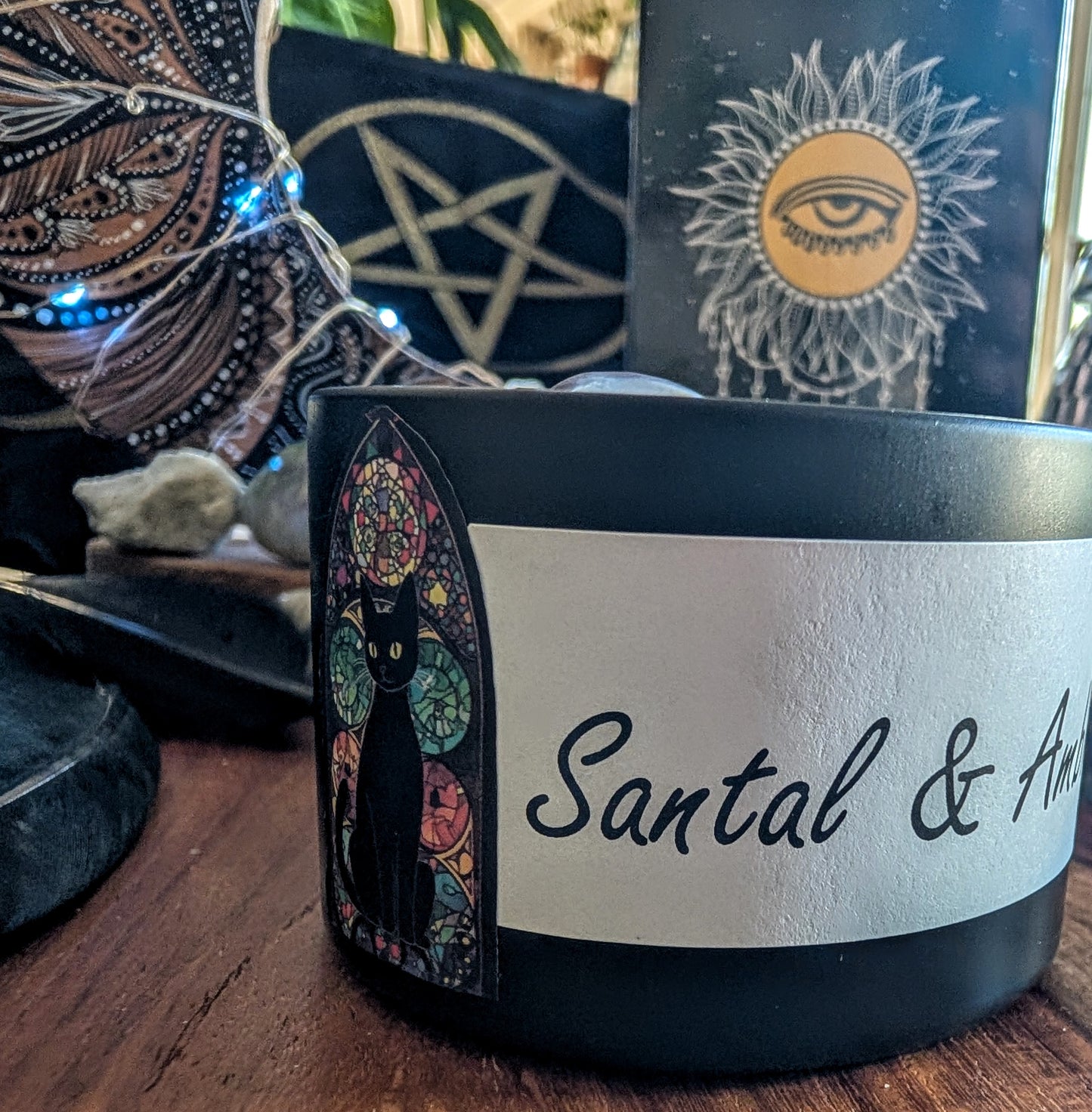 Bougie Santal et Ambre