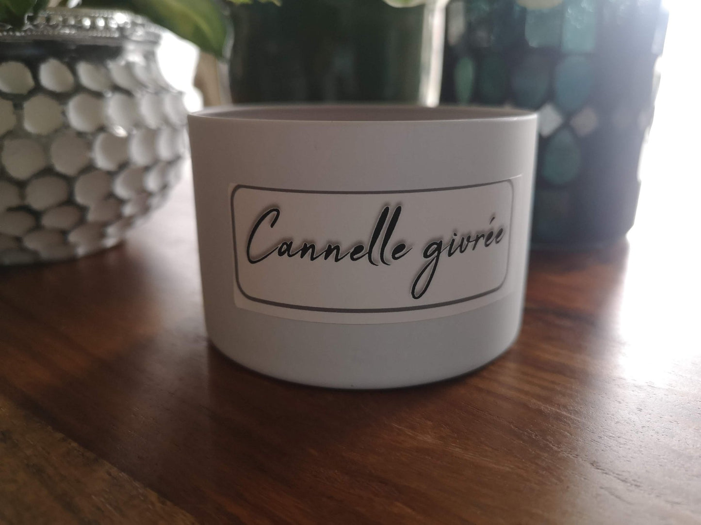 Bougie Cannelle givrée