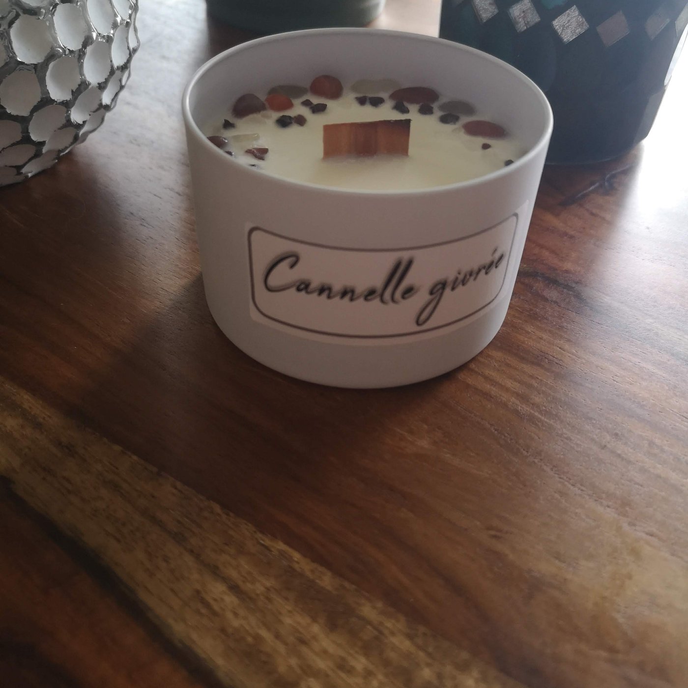 Bougie Cannelle givrée