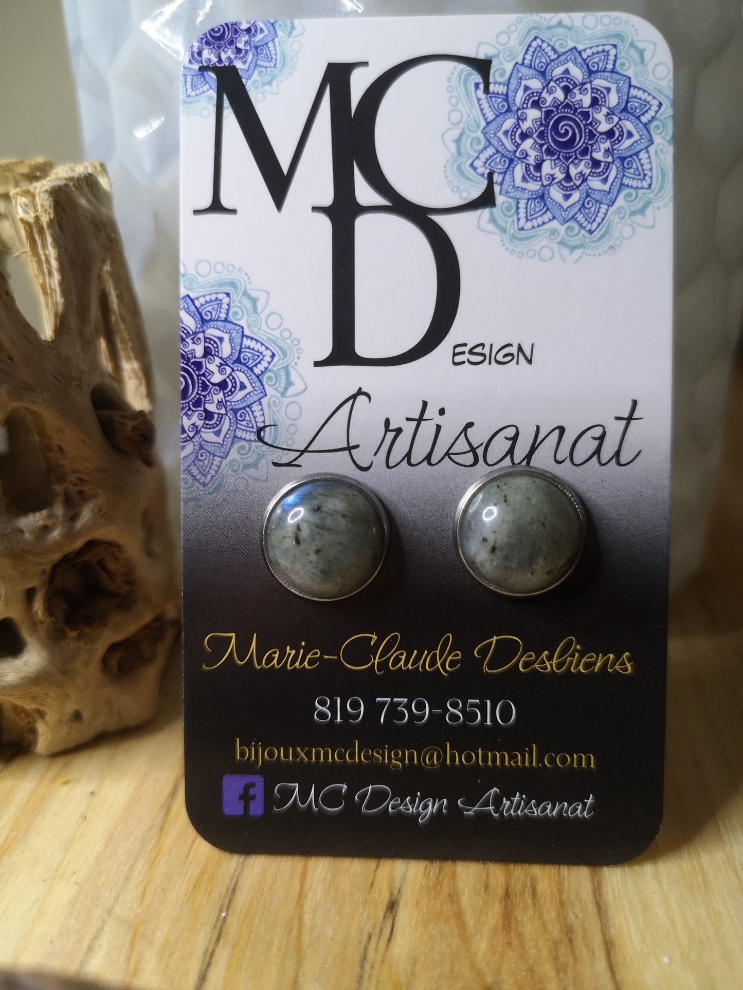 Boucles d'oreilles Labradorite
