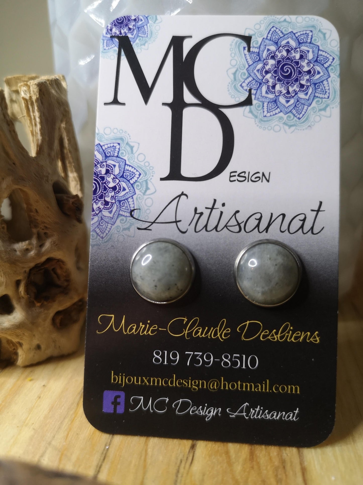 Boucles d'oreilles Labradorite