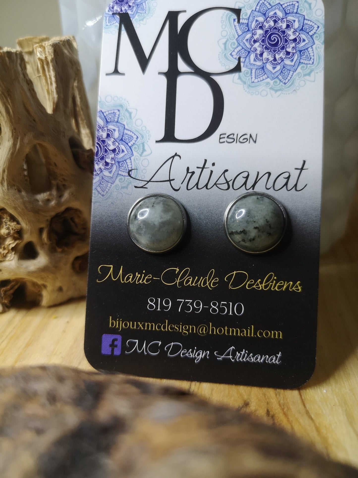 Boucles d'oreilles Labradorite