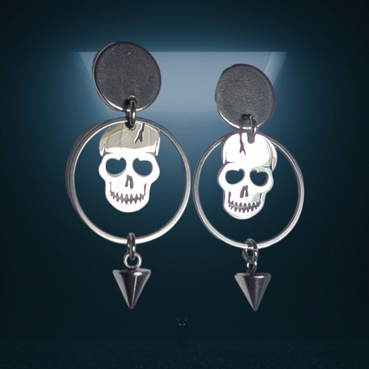 Boucles d'oreilles "Têtes de mort"