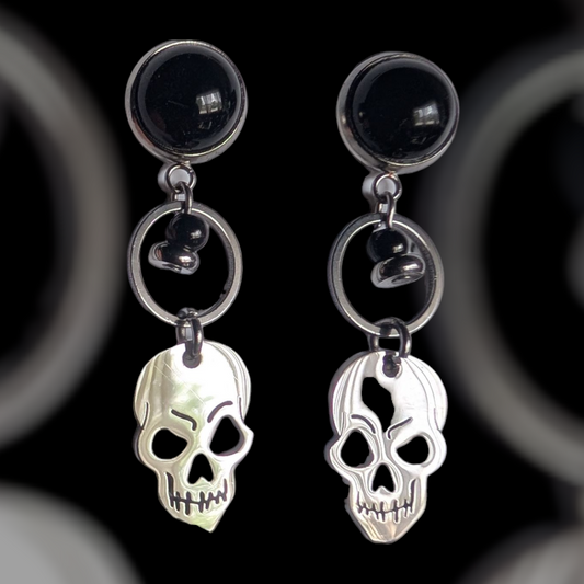 Boucles d'oreilles "Têtes de mort"